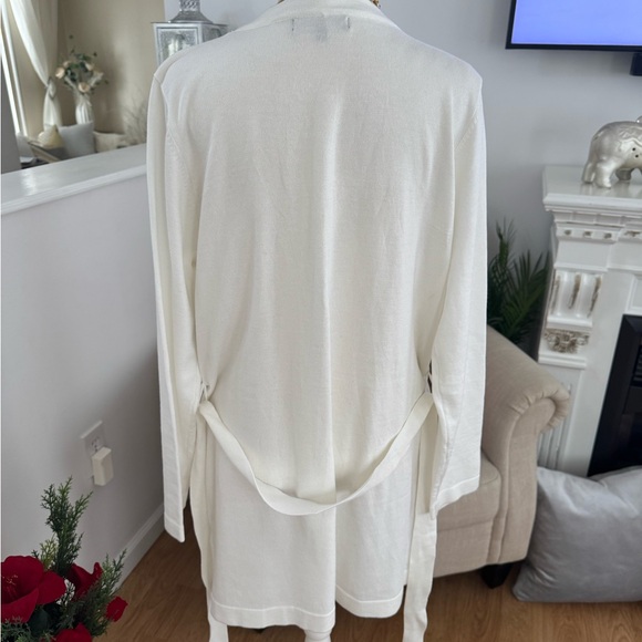 Steve Madden White Studded Cardigan SIZE L - Picture 3 of 8